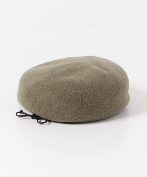 URBAN RESEARCH DOORS（アーバンリサーチドアーズ）の「パイピングウールベレー帽(KIDS)（ハンチング/ベレー帽・キッズ・ブラック/カーキ・ONE）」の3枚目の写真