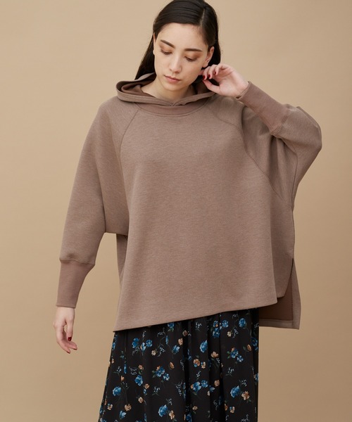 DRWCYS（ドロシーズ）の「レイヤードパーカー（パーカー・レディース・ベージュ/ブラウン・FREE）」の2枚目の写真