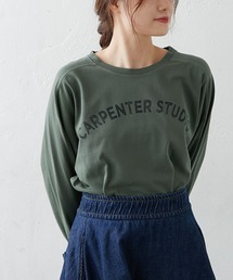 PUAL CE CIN | シルケット風プリントロングスリーブ(Tシャツ/カットソー)