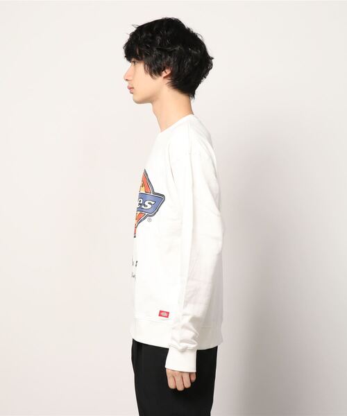 Dickies(ディッキーズ)の「Dickies ディッキーズ 裏毛プリントクルースウェットトレーナー(スウェット・メンズ・レッド/ホワイト/ブルー/ブラック・M/L/XL)」の5枚目の写真
