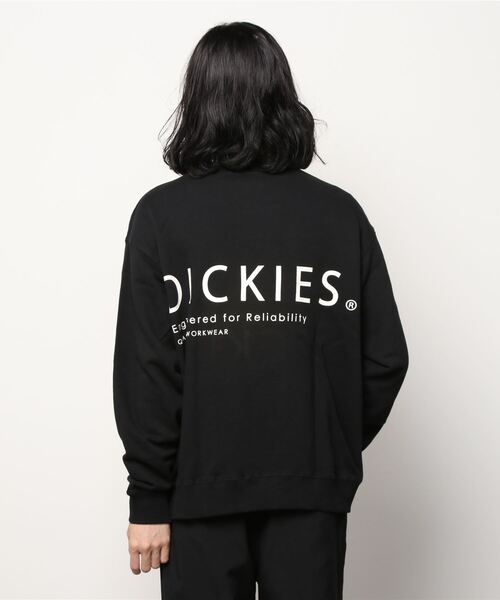 Dickies(ディッキーズ)の「Dickies ディッキーズ 裏毛プリントクルースウェットトレーナー(スウェット・メンズ・レッド/ホワイト/ブルー/ブラック・M/L/XL)」の7枚目の写真