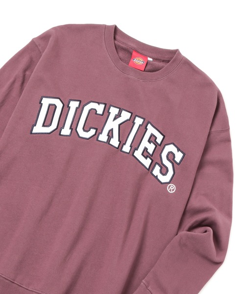 Dickies(ディッキーズ)の「Dickies ディッキーズ 裏毛プリントクルースウェットトレーナー(スウェット・メンズ・レッド/ホワイト/ブルー/ブラック・M/L/XL)」の1枚目の写真