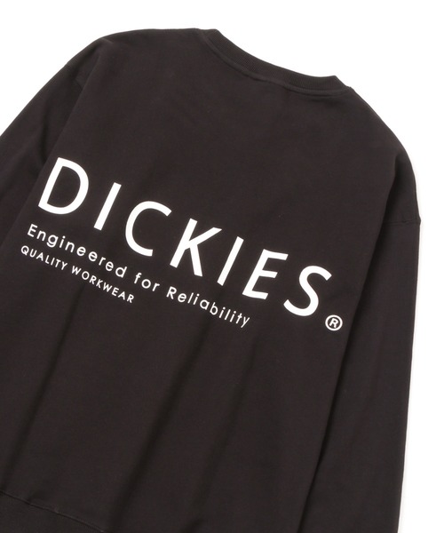 Dickies(ディッキーズ)の「Dickies ディッキーズ 裏毛プリントクルースウェットトレーナー(スウェット・メンズ・レッド/ホワイト/ブルー/ブラック・M/L/XL)」の3枚目の写真