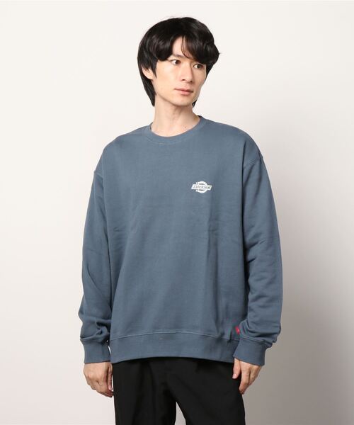 Dickies(ディッキーズ)の「Dickies ディッキーズ 裏毛プリントクルースウェットトレーナー(スウェット・メンズ・レッド/ホワイト/ブルー/ブラック・M/L/XL)」の10枚目の写真