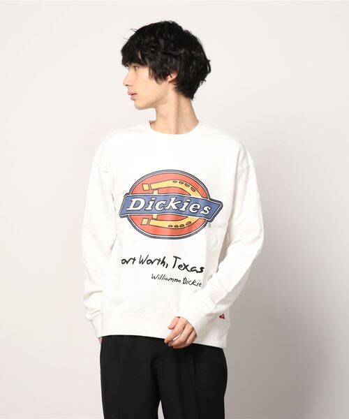 Dickies(ディッキーズ)の「Dickies ディッキーズ 裏毛プリントクルースウェットトレーナー(スウェット・メンズ・レッド/ホワイト/ブルー/ブラック・M/L/XL)」の13枚目の写真
