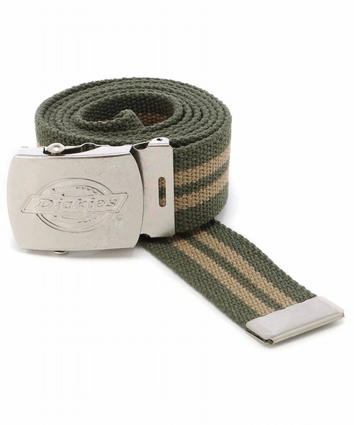 Dickies（ディッキーズ）の「Dickies　32mm アイコンロゴ GI ベルト（ベルト・メンズ・オフホワイト/ホワイト×ブラック/ベージュ/モスグリーン系/モスグリーン/ネイビー系/ブラック×ホワイト/ブラック・FREE）」の12枚目の写真