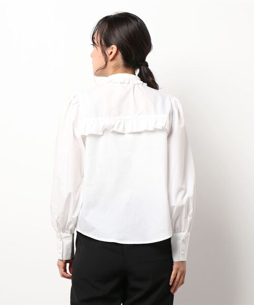 ems excite(エムズエキサイト)の「ボウタイBL(シャツ/ブラウス・レディース・ホワイト/ボルドー/ブラック系その他・FREE)」の5枚目の写真