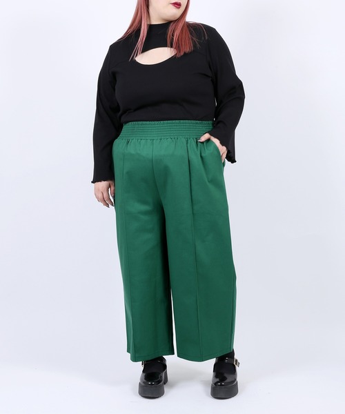 PUNYUS（プニュズ）の「ツイルイージーパンツ（その他パンツ・レディース・ブラック/パープル/オレンジ/ブルー/グリーン・1/2/4/3）」の8枚目の写真