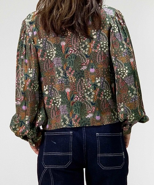 MAISON SCOTCH（メゾンスコッチ）の「バルーンスリーブ トップス【163804】（シャツ/ブラウス・レディース・グリーン系その他・X-SMALL/SMALL）」の3枚目の写真