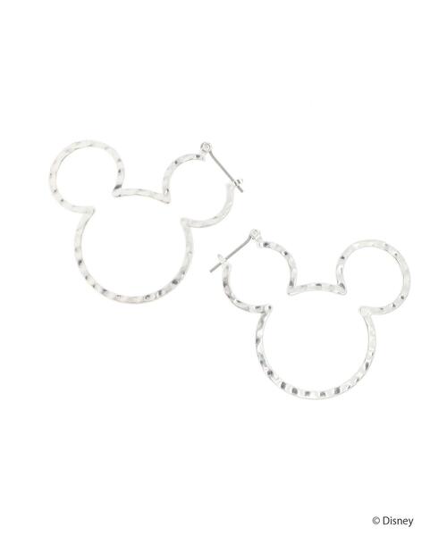 Disney(ディズニー)の「シルエットフープピアス/Mickey(ピアス(両耳用)・レディース・ゴールド/シルバー・FREE)」の10枚目の写真