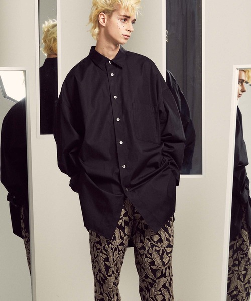 MAISON SPECIAL(メゾンスペシャル)の「《ユニセックスアイテム》THOMAS MASON/トーマスメイソン プライムオーバーレギュラーシャツコート【MAISON SPECIAL/メゾンスペシャル】(シャツ/ブラウス・メンズ・グレー/オフホワイト/ブラック・1/0/2)」の15枚目の写真