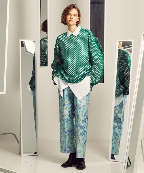 MAISON SPECIAL(メゾンスペシャル)の「《ユニセックスアイテム》THOMAS MASON/トーマスメイソン プライムオーバーレギュラーシャツコート【MAISON SPECIAL/メゾンスペシャル】(シャツ/ブラウス・メンズ・グレー/オフホワイト/ブラック・1/0/2)」の20枚目の写真