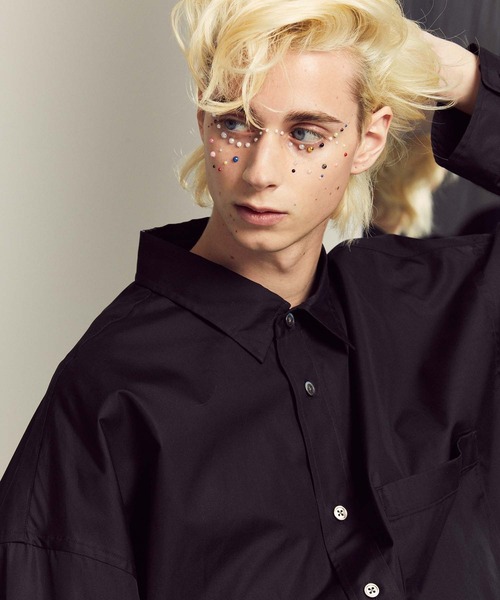 MAISON SPECIAL(メゾンスペシャル)の「《ユニセックスアイテム》THOMAS MASON/トーマスメイソン プライムオーバーレギュラーシャツコート【MAISON SPECIAL/メゾンスペシャル】(シャツ/ブラウス・メンズ・グレー/オフホワイト/ブラック・1/0/2)」の12枚目の写真