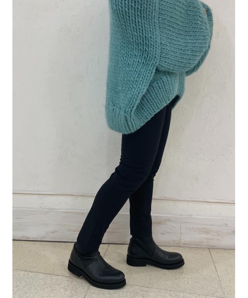 BEARDSLEY（ビアズリー）の「楽な穿き心地なのに美脚に見える NEWパギンス（その他パンツ・レディース・ホワイト/ブラック・1/2/0）」の4枚目の写真