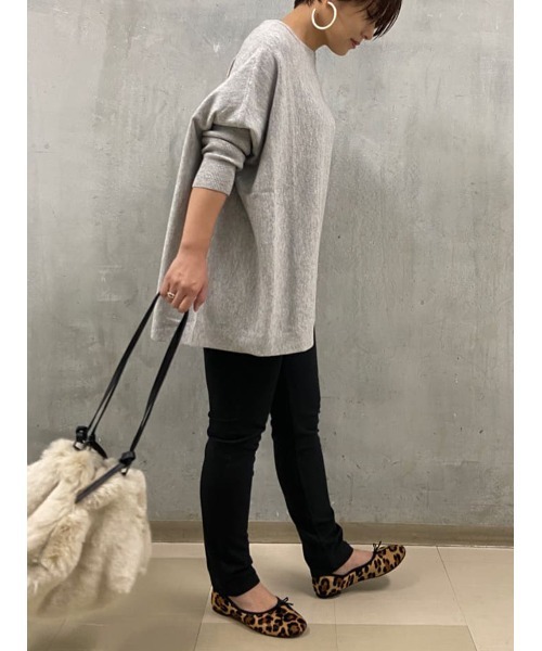 BEARDSLEY（ビアズリー）の「楽な穿き心地なのに美脚に見える NEWパギンス（その他パンツ・レディース・ホワイト/ブラック・1/2/0）」の5枚目の写真