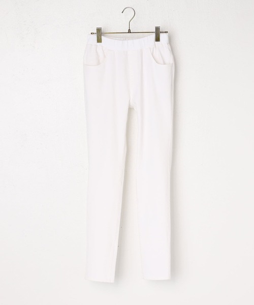 BEARDSLEY（ビアズリー）の「楽な穿き心地なのに美脚に見える NEWパギンス（その他パンツ・レディース・ホワイト/ブラック・1/2/0）」の20枚目の写真