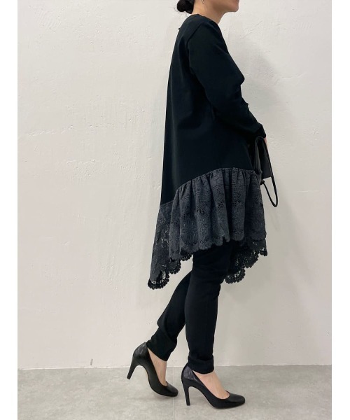 BEARDSLEY（ビアズリー）の「楽な穿き心地なのに美脚に見える NEWパギンス（その他パンツ・レディース・ホワイト/ブラック・1/2/0）」の22枚目の写真