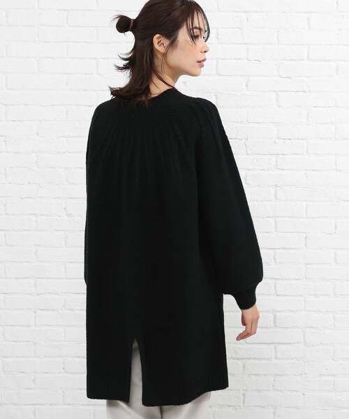 SHOO・LA・RUE(シューラルー)の「◆ふんわり求心編みチュニックワンピース(ニット/セーター・レディース・ピンク系/ライトブルー/オフホワイト/ブラック・00)」の15枚目の写真