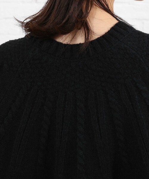SHOO・LA・RUE(シューラルー)の「◆ふんわり求心編みチュニックワンピース(ニット/セーター・レディース・ピンク系/ライトブルー/オフホワイト/ブラック・00)」の22枚目の写真