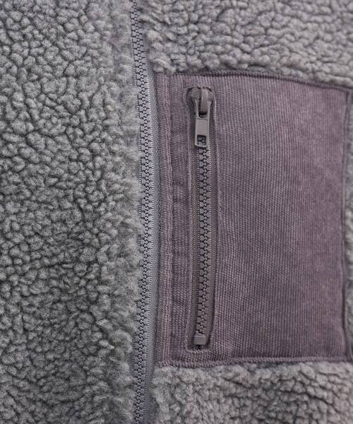 Cutie Blonde（キューティーブロンド）の「◆フードボアロングコート（その他アウター・レディース・アイボリー/グレー/ブラウン系その他・00）」の8枚目の写真