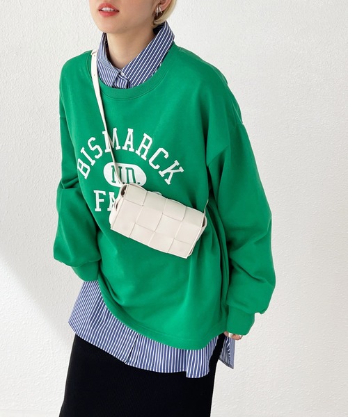 Shelly island（シェリーアイランド）の「ロゴプリントスウェット（スウェット・レディース・ネイビー/ブルー/グリーン・FREE）」の22枚目の写真