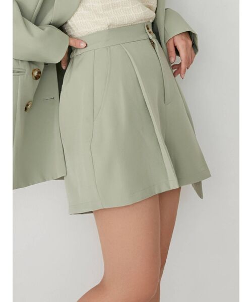 RESEXXY(リゼクシー)の「ギャザーポイントショートパンツ【セットアップ着用可能】(その他パンツ・レディース・ミント/ベージュ/その他1・FREE)」の2枚目の写真