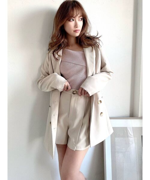 RESEXXY(リゼクシー)の「ギャザーポイントショートパンツ【セットアップ着用可能】(その他パンツ・レディース・ミント/ベージュ/その他1・FREE)」の8枚目の写真