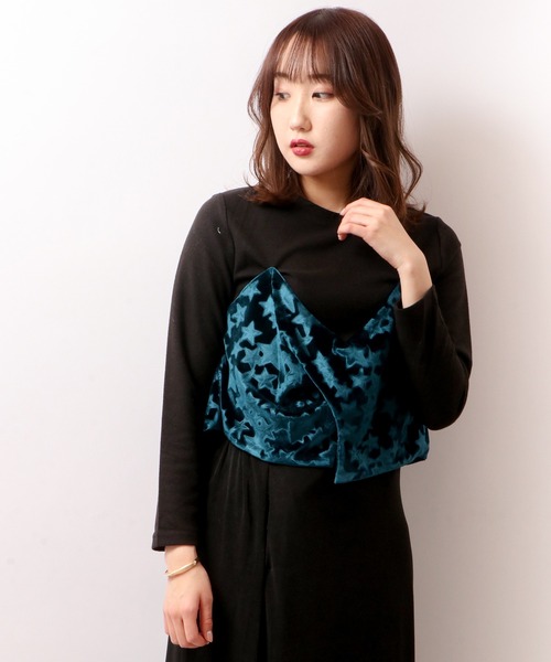 A.N.L(エーエヌエル レーベル)の「A.N.L ビスチェ風カットソー(Tシャツ/カットソー・レディース・ブラウン/グリーン/ボルドー・38)」の16枚目の写真