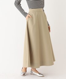 OPAQUE.CLIP | T/Cツイル フレアスカート【WEB限定サイズ】(スカート)