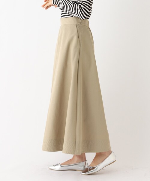 OPAQUE.CLIP（オペークドットクリップ）の「◆T/Cツイル フレアスカート【WEB限定サイズ】（スカート・レディース・サンドベージュ/ホワイト系・40/38/42）」の10枚目の写真