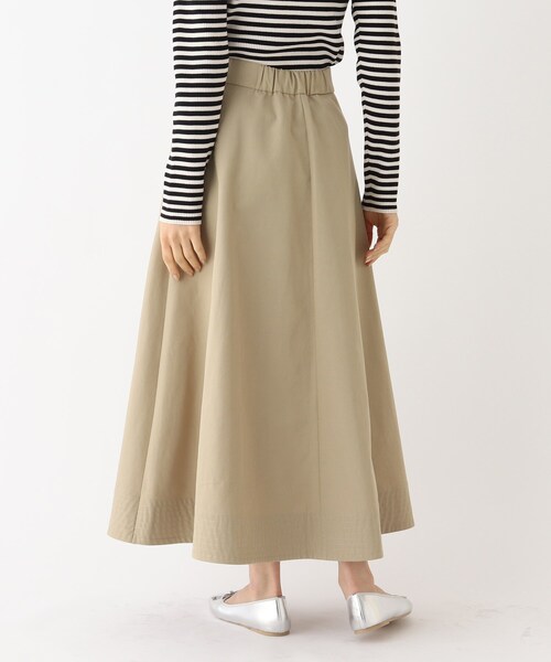 OPAQUE.CLIP（オペークドットクリップ）の「◆T/Cツイル フレアスカート【WEB限定サイズ】（スカート・レディース・サンドベージュ/ホワイト系・40/38/42）」の8枚目の写真