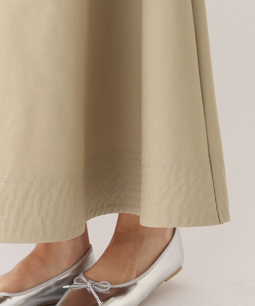 OPAQUE.CLIP（オペークドットクリップ）の「◆T/Cツイル フレアスカート【WEB限定サイズ】（スカート・レディース・サンドベージュ/ホワイト系・40/38/42）」の5枚目の写真