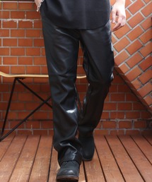 ８(eight) | レザータッチフレアパンツ(スラックス)