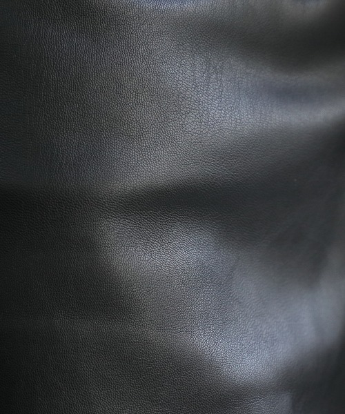 8(eight)(エイト)の「レザータッチフレアパンツ(スラックス・メンズ・ブラック/アイボリー・MEDIUM/LARGE)」の13枚目の写真