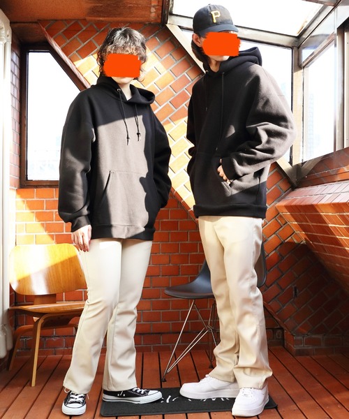 8(eight)(エイト)の「レザータッチフレアパンツ(スラックス・メンズ・ブラック/アイボリー・MEDIUM/LARGE)」の20枚目の写真