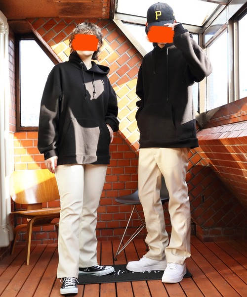 8(eight)(エイト)の「レザータッチフレアパンツ(スラックス・メンズ・ブラック/アイボリー・MEDIUM/LARGE)」の10枚目の写真