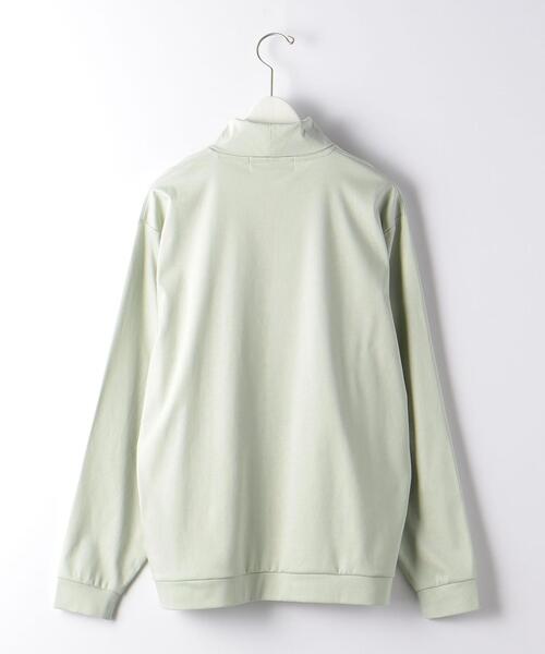 green label relaxing（グリーンレーベルリラクシング）の「クリアポンチ タートルネック カットソー（Tシャツ/カットソー・メンズ・ホワイト/ライム/ブラック・M/XL/S/L）」の5枚目の写真