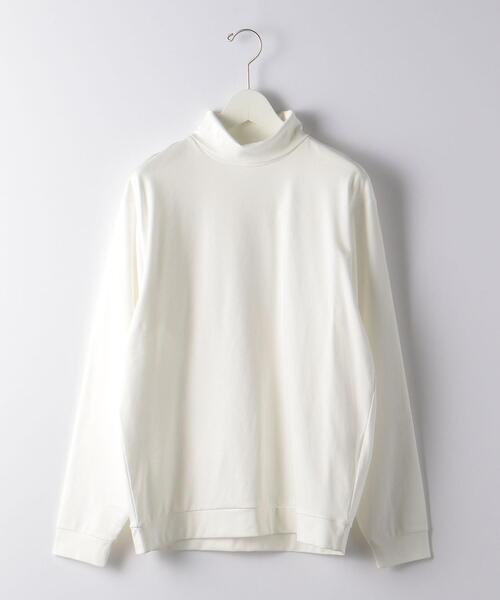 green label relaxing（グリーンレーベルリラクシング）の「クリアポンチ タートルネック カットソー（Tシャツ/カットソー・メンズ・ホワイト/ライム/ブラック・M/XL/S/L）」の16枚目の写真