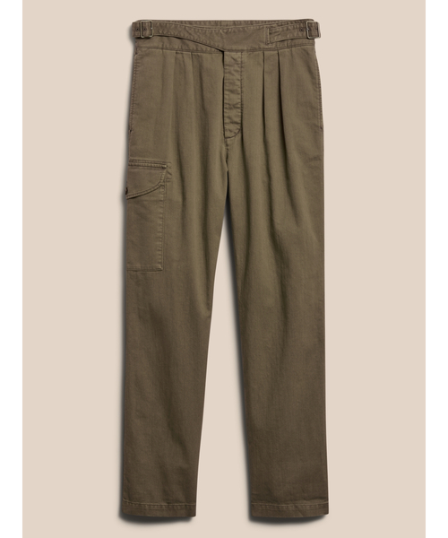 Banana Republic(バナナリパブリック)の「Br Archives エクスプローラー プリーツ パンツ(カーゴパンツ・メンズ・ベージュ/カーキ・30/32/34/31/33/29/28)」の3枚目の写真