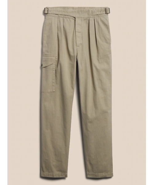 Banana Republic(バナナリパブリック)の「Br Archives エクスプローラー プリーツ パンツ(カーゴパンツ・メンズ・ベージュ/カーキ・30/32/34/31/33/29/28)」の8枚目の写真