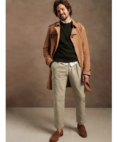Banana Republic(バナナリパブリック)の「Br Archives エクスプローラー プリーツ パンツ(カーゴパンツ・メンズ・ベージュ/カーキ・30/32/34/31/33/29/28)」の7枚目の写真