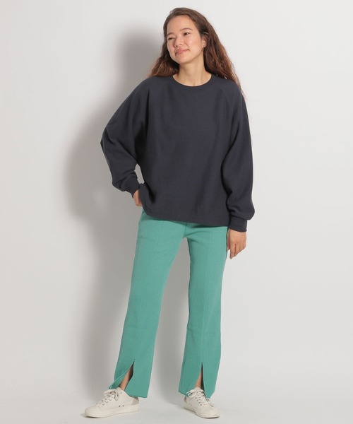 niko and...(ニコアンド)の「セルフカットリブスリットパンツ(その他パンツ・レディース・ベージュ/オフホワイト/オリーブ/ラベンダー/グリーン系その他/ダークブルー/オレンジ系その他/チャコール/ブラック/ピンク・MEDIUM/LARGE)」の14枚目の写真