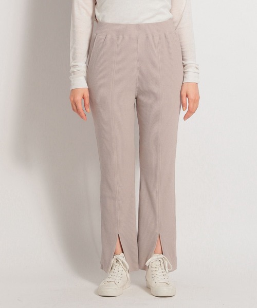 niko and...(ニコアンド)の「セルフカットリブスリットパンツ(その他パンツ・レディース・ベージュ/オフホワイト/オリーブ/ラベンダー/グリーン系その他/ダークブルー/オレンジ系その他/チャコール/ブラック/ピンク・MEDIUM/LARGE)」の18枚目の写真