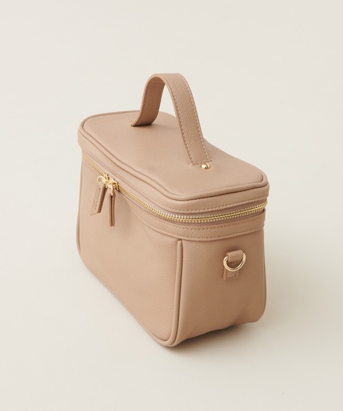 natural couture（ナチュラルクチュール）の「バニティミニショルダーバッグ（ショルダーバッグ・レディース・ブラック/ベージュ/グリーン・FREE）」の6枚目の写真