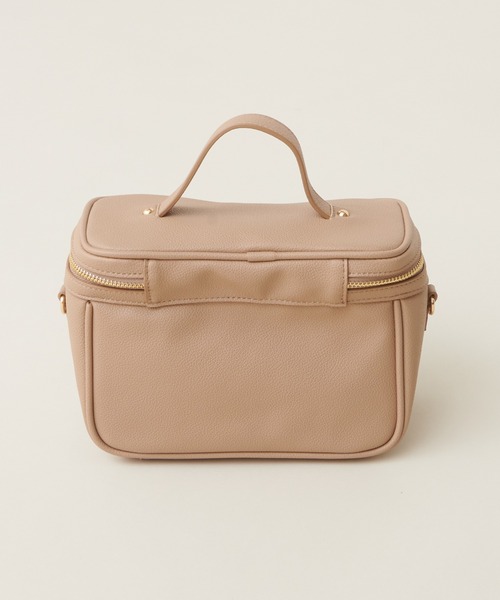 natural couture（ナチュラルクチュール）の「バニティミニショルダーバッグ（ショルダーバッグ・レディース・ブラック/ベージュ/グリーン・FREE）」の8枚目の写真