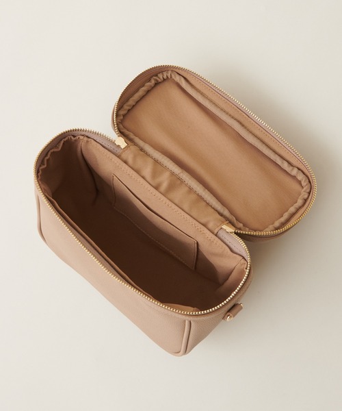 natural couture（ナチュラルクチュール）の「バニティミニショルダーバッグ（ショルダーバッグ・レディース・ブラック/ベージュ/グリーン・FREE）」の5枚目の写真