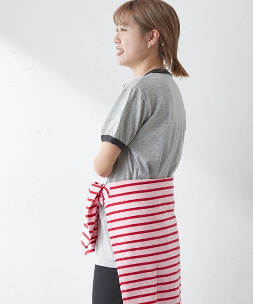 SHENERY（シーナリー）の「College Ringer Tee（Tシャツ/カットソー・レディース・オフホワイト/グレー・FREE）」の16枚目の写真