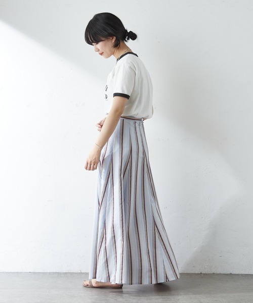 SHENERY（シーナリー）の「College Ringer Tee（Tシャツ/カットソー・レディース・オフホワイト/グレー・FREE）」の10枚目の写真