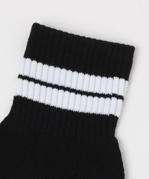 LAKOLE(ラコレ)の「TCボーダーショートソックス / 259907(ソックス/靴下・メンズ・アイボリー/ホワイト/ブラック/レモンイエロー/ライトグリーン/グレー・FREE)」の11枚目の写真