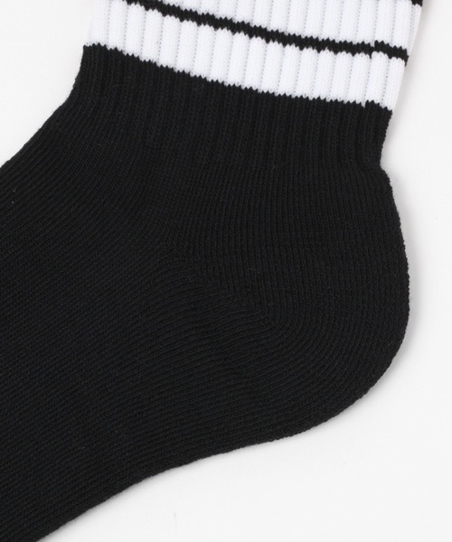 LAKOLE(ラコレ)の「TCボーダーショートソックス / 259907(ソックス/靴下・メンズ・アイボリー/ホワイト/ブラック/レモンイエロー/ライトグリーン/グレー・FREE)」の12枚目の写真